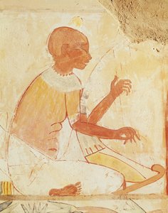 Blind Harpist Singing, from the Tomb of Nakht, New Kingdom