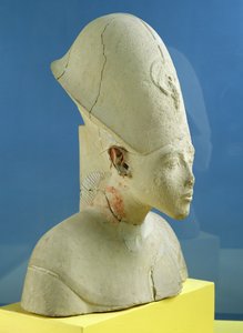 Bust of Amenophis IV (Akhenaten) from Tell el-Amarna (Amarna Period, New Kingdom)