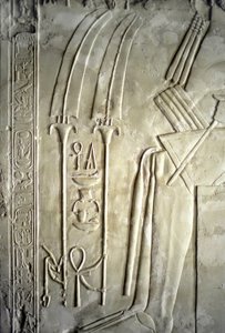 Egyptian antiquity: hieroglyphs. Tomb of Kherouef by Egyptian 18th Dynasty