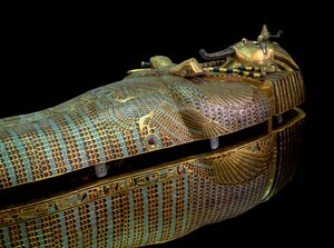Sarcophagus of the Treasure of Tutankhamun by Egyptian 18th Dynasty