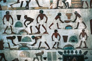 Foundry Operations, South Wall of the Tomb of Rekhmire, New Kingdom by Egyptian 18th Dynasty