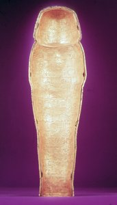 Interior of One of the Canopic Coffins, from the Tomb of Tutankhamun
