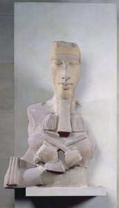 Osirid Pillar of Amenophis IV (Akhenaten) from Karnak, Amarna Period, New Kingdom
