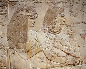 Ramos and his wife, Tomb of Ramos, Sheikh 
