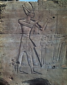 Thutmose III, relief, Temple of Amun, Karnak Temple Complex by Egyptian 18th Dynasty