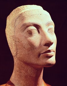Unfinished head of Nefertiti, New Kingdom, c.1365-49 BC
