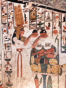 Nefertari Making an Offering, from the Tomb of Nefertari