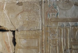 Relief, Temple of Ramses II, Abydos, Egypt, Egyptian Civilization, New Kingdom, Dynasty XIX