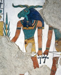 The messenger with a ram