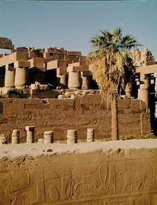 Wall of Ramses II and the Temple of Tuthmosis