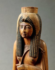 Wooden Statue of Ahmes Nefertari, Wife of Amenhotep I (detail)