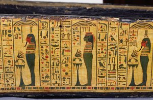 Detail of the Outer Coffin Base of the Mummy of Nesyamun