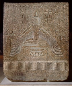 Isis Pterophor, from the sarcophagus of Ramesses III from his tomb in the Valley of the Kings