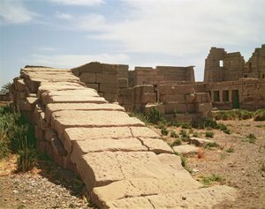 Nilometer, from the Mortuary Temple of Ramesses III, New Kingdom