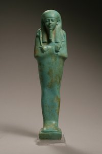 Ushabti Figure for Hekaemsaf, Admiral of the Fleet, Reign of Amasis, 570-526 BC