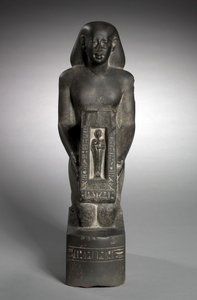 Naophorous Statue of the Finance Officer and Overseer of Fields, Horwedja by Egyptian 27th Dynasty