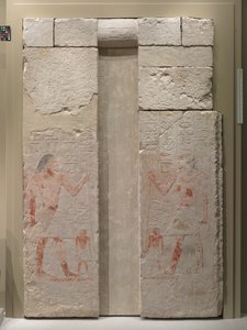 False Door of Nykara, 2408-2341 BC by Egyptian 5th Dynasty