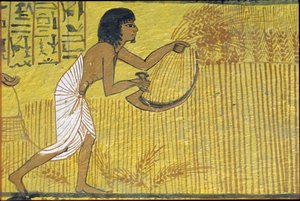 Ancient Egypt, Wall Painting, Tomb of Sennedjem, Tomb of the Nobles, Thebes, Deir el Medina