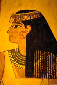 Wall painting, Tomb of Sennufer Tomb of the Nobles, Thebes by Egyptian Egyptian