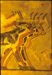 Ancient Egypt, Wall painting, Tomb of Sennufer, Tomb of the Nobles, Thebes by Egyptian Egyptian