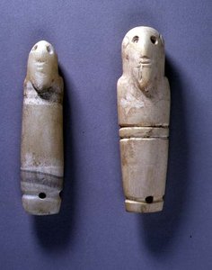 Tags with bearded male heads by Egyptian Egyptian