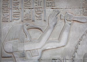 Thot, Kom Ombo Temple by Egyptian Egyptian