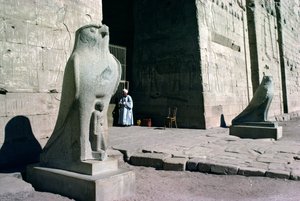Entrance to the Temple of Horus