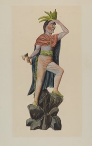 Cigar Store Indian by Einar Heiberg