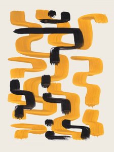 Abstract Golden Maze