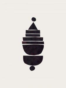 Black Geometric Balance