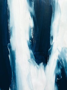 Dynamic Blue Abstract