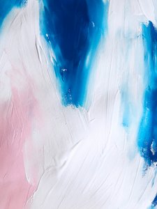 Fluid Blue Pink Abstract