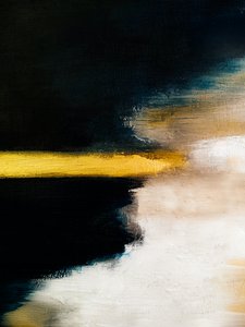Golden Horizon Abstract