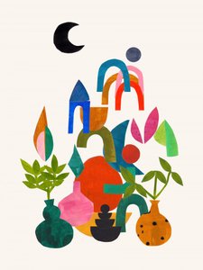 Playful Abstract Botanicals
