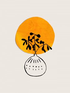 Sunny Botanical Vase