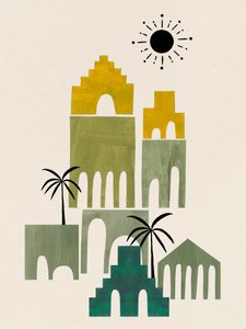 Sunny Desert Architecture by Ejaaz Haniff
