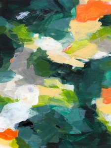 Vibrant Abstract Greens