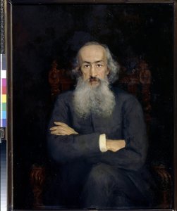 Portrait of Historian Konstantin Bestuzhev-Ryumin by Ekaterina Sergeevna Zarudnaya Kavos