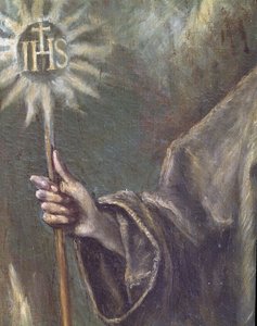 Detail from San Bernardino da Siena