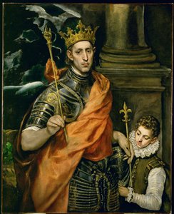Saint Louis, King of France, and a Pageboy