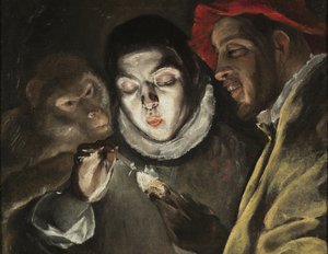 The Fable (Painting by El Greco, c. 1580) by El Greco