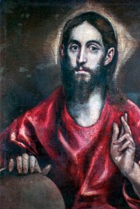 Christ Blessing The Saviour of the World by El Greco