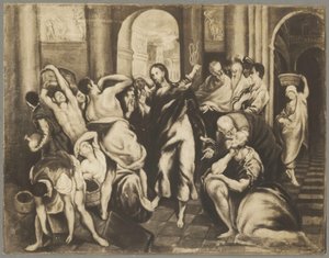 Christ Driving the Money Changers from the Temple
