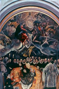 The Burial of Count Orgaz (detail) by El Greco