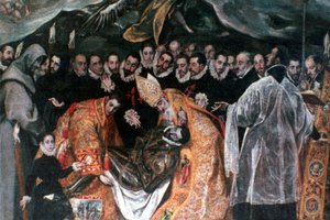 The Burial of Count Orgaz (detail) by El Greco
