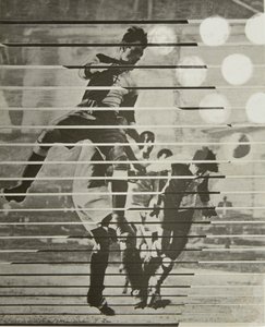 Footballer by Eliezer Markowich Lissitzky