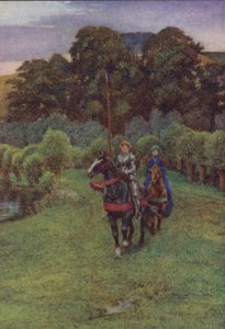 Illustration for Idylls Of The King by Alfred Lord Tennyson by Eleanor Fortescue Brickdale
