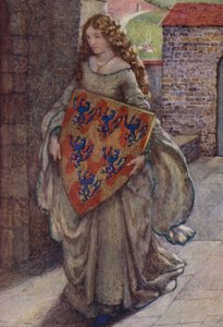 Illustration for Idylls Of The King by Alfred Lord Tennyson by Eleanor Fortescue Brickdale
