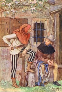Illustration for The Gathering of Brother Hilarius by Michael Fairless by Eleanor Fortescue Brickdale