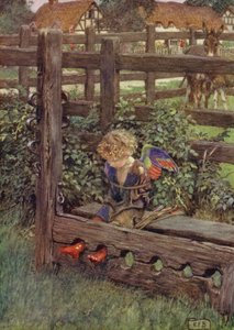 Is Any Cozened of a Tear Which as a Pearl Disdain Does Wear? Here Stands the Thief by Eleanor Fortescue Brickdale